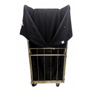 Chariot de blanchisserie avec housse noire pour le transport de textiles – RTP Radom.